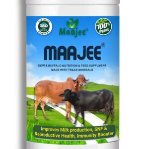 MAAJEE Animal Nutrition & Feed Supplement Minerals Mixture | for Live Stock Improvement in Milk Yield, Milk Fat & SNF Content (for All Animals) | Weight Gainer