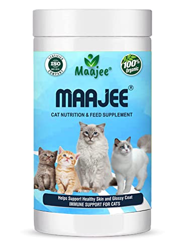 MAAJEE Multivitamins Nutrition & Mineral Supplements, Weight Gainer & Growth Promoter for Cat, No Added Chemicals or Fragrance (908gm)