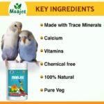 MAAJEE Bird Feed Supplement for All Birds, Healthy Digestion, Skin & Glossy Coat – 908GM