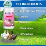 MAAJEE Poultry Growth Promoter | Multivitamins Nutrition & Mineral Supplements, Weight Gainer & Growth Promoter for Poultry, No Added Chemicals or Fragrance – 908GM