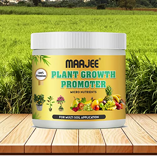 MAAJEE Plant Growth Promoter Soil Application Fertiliser for All Indoor Outdoor Plants-400GM