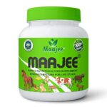MAAJEE Animal Nutrition & Feed Supplement Minerals Mixture – Improvement in Milk Yield, Milk Fat & SNF Content | Weight Gainer for All Animals – 5KG