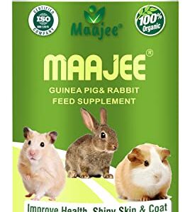 MAAJEE Guinea Pig, Hamster & Rabbit Feed Supplement | Improve Health, Shiny Skin & Coat – 908GM