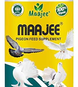 MAAJEE Multivitamins Nutrition & Mineral Supplement, Weight Gainer & Growth Promoter for Pigeon, No Added Chemicals or Fragrance (908gm)