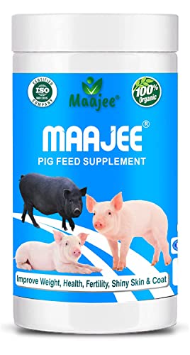 MAAJEE Pig Feed Supplement | Helps to Manage Weight, Skin and Coat (908gm)