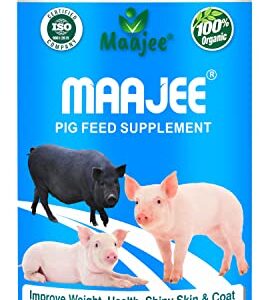 MAAJEE Pig Nutrition and Supplement/Mineral Mixtures , Provides Nutrients to Support Skin & Coat Health and Appearance Improve Weight, Health Digestion (908gm)