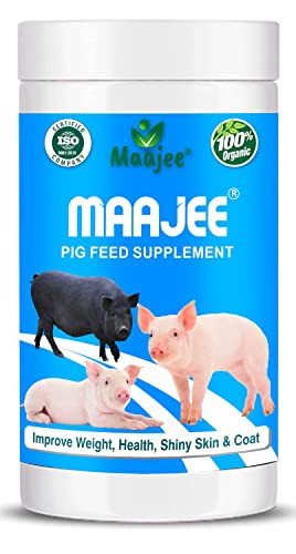 MAAJEE Pig Nutrition and Supplement/Mineral Mixtures , Provides Nutrients to Support Skin & Coat Health and Appearance Improve Weight, Health Digestion (908gm)